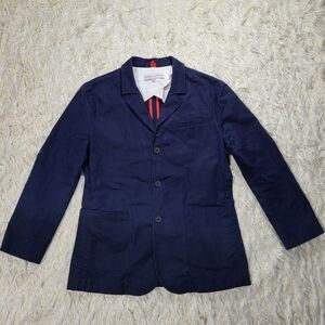 ORLEBAR BROWN - Stafford Garment - Dyed Linen - Blend Blazer - Navy Large